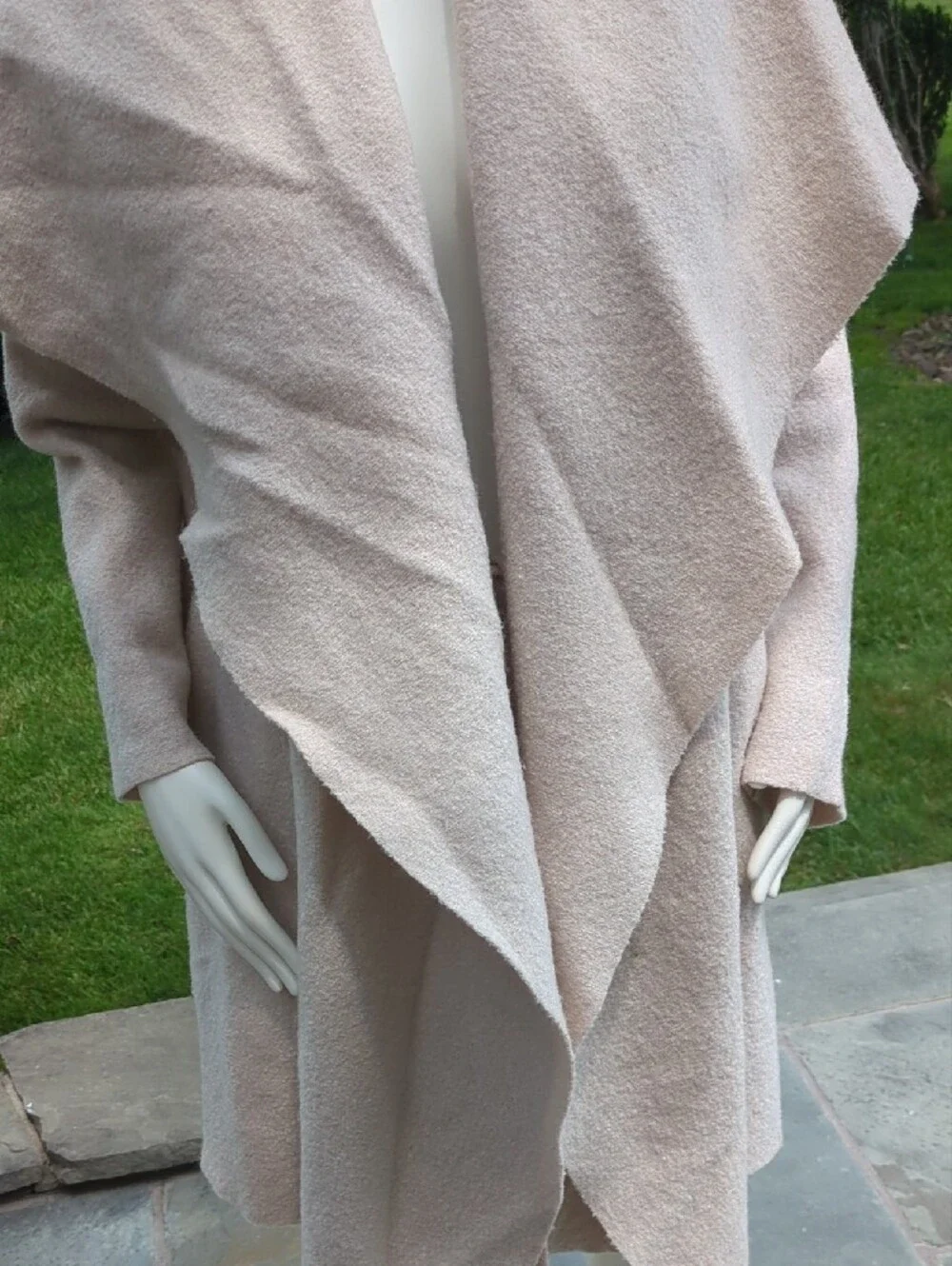 Harris Warf London Draped Open-Front Sweater Coat